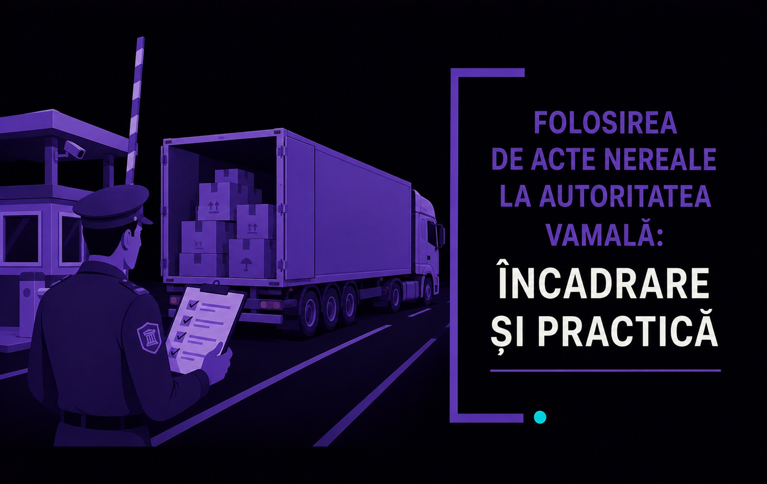 Folosirea de acte nereale Folosirea de acte nereale la autoritatea vamală